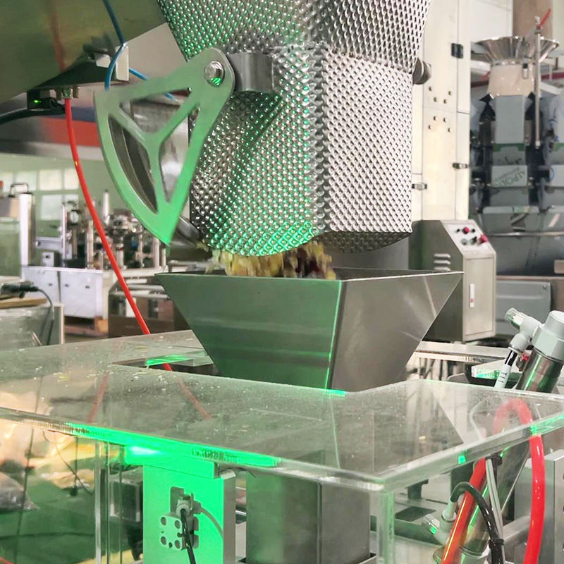 পাখির খাদ্য প্রিফেব্রিকেটেড ব্যাগ প্যাকিং মেশিন কুকুরের খাবার বিড়ালের খাবারের প্যাকেজিং মেশিন মাল্টিফাংশনাল গ্রানুল প্যাকেজিং সরঞ্জাম মাল্টিহেড ওয়েইগার মেশিন