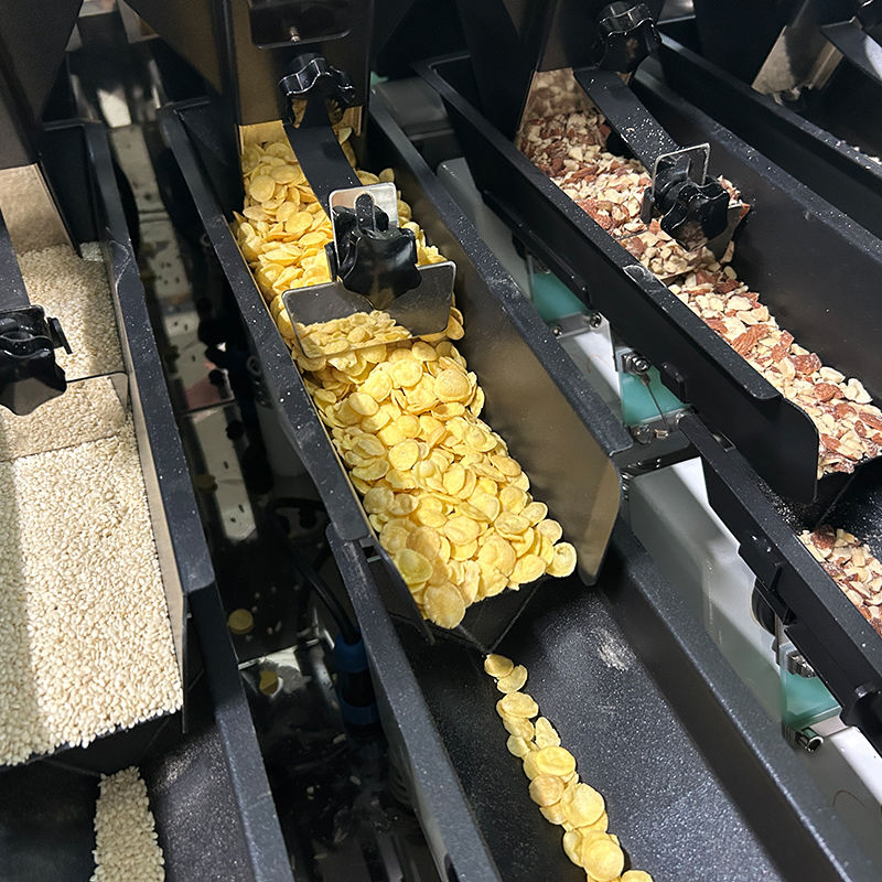 স্বয়ংক্রিয় 10g-1000G প্যাচ প্যারোট ফুড প্যাকিং মেশিন চিনি বাদাম মশলা চা পাতার প্যাকেট প্যাকেজিং মেশিন মাল্টিহেড ওজন