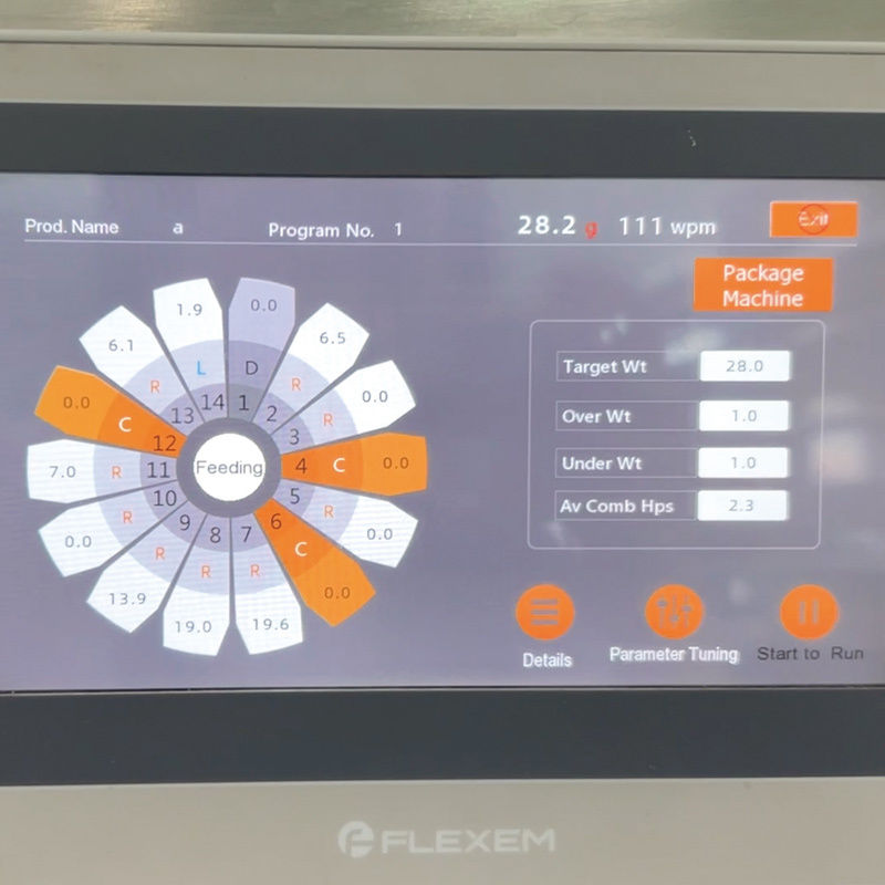 উচ্চ মানের উল্লম্ব স্বয়ংক্রিয় পরিমাণগত কণা স্ন্যাক ফুড সিলিং ফিলিং প্যাকিং ভিএফএফএস ওজন এবং প্যাকেজিং মেশিন