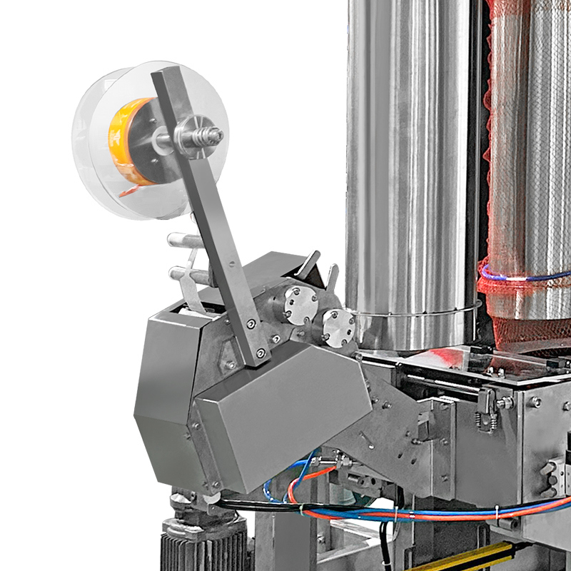 সম্পূর্ণ স্বয়ংক্রিয় নেট ব্যাগ জাল ব্যাগ প্যাকিং এবং ওজন মেশিন সবজি জন্য আলু কমলা এবং ফল