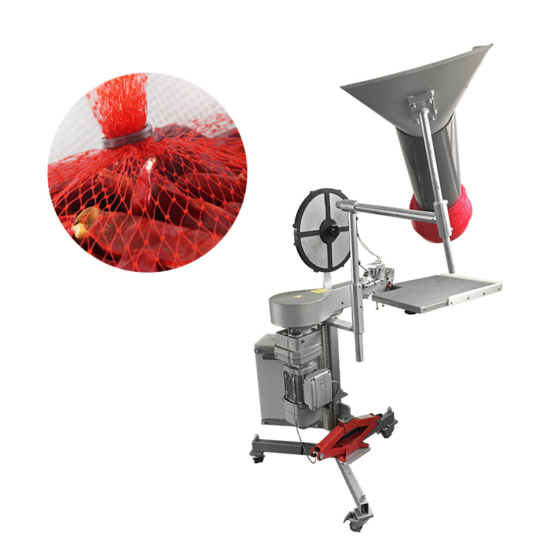 Semi-Automatic Net Packaging Machine with Stainless Steel 304/316 Construction and 220V Electric Operation for Food Grade Applications