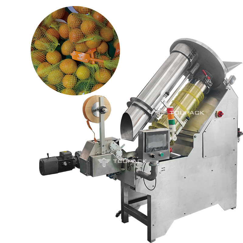 Automatic Net Bag Packing Machine with Stainless Steel 304/316 Construction 30bag/min Capacity and 1.5 Years Warranty