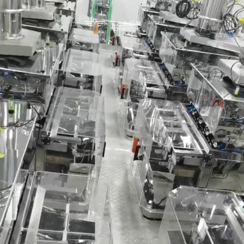 ভিএফএফএস ১ কেজি ২ কেজি ৫ কেজি অটোমেটিক ওয়েজিং পশু খাদ্য ব্যাগ প্যাকেজিং সিলিং মেশিন পাখি খাদ্য প্যাকিং মেশিন