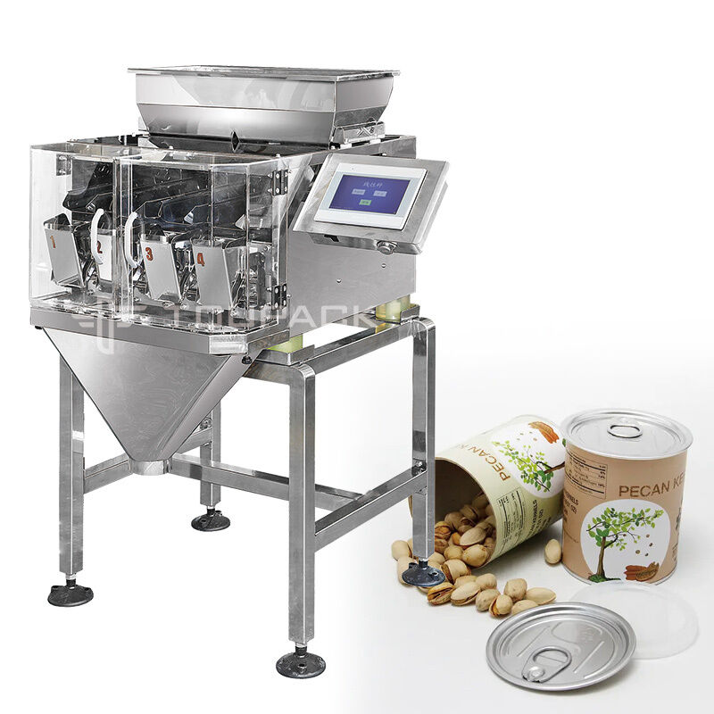 লিনিয়ার ওয়েজার প্যাকেজিং লাইন স্বয়ংক্রিয় চাল চিনি লবণ মটরশুটি প্যাকেজিং মেশিন গ্রানুল ওজন এবং প্যাকিং সিস্টেম