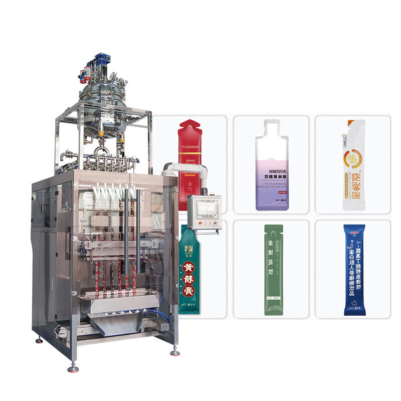 Multi lane Liquid Packing Machine Shampoo Sachet Hair Conditioner Ketchup Honey Liquid Packing Machine