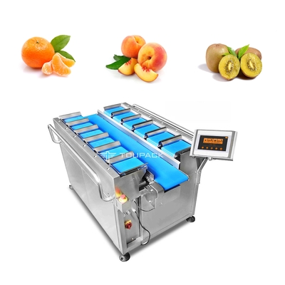 40BPM 10 Head 14 Head Fruit Multihead Weigher Tangerine Orange Belt Conveyer Weighting