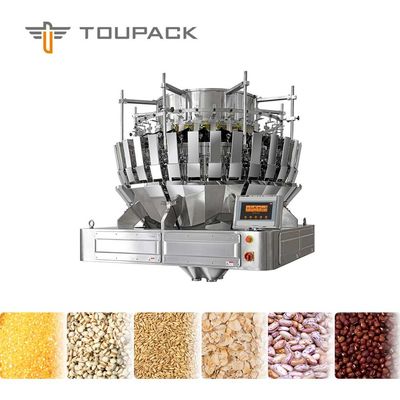 IP65 Granules মাল্টিহেড Weigher 32 মাথা মিশ্রণ স্বয়ংক্রিয় ওজন স্কেল