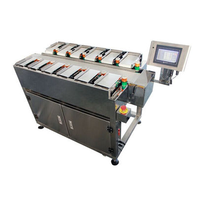 30WPM ভেজিটেবল কম্বিনেশন ওজন বেল্ট স্কেল PLC কন্ট্রোল উচ্চ নির্ভুলতা গ্রডার