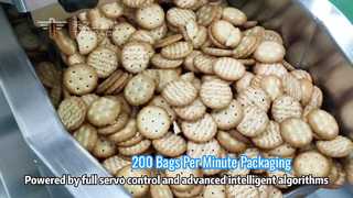 200g-1000g স্বয়ংক্রিয় উল্লম্ব প্যাকেজিং মেশিন গ্রানুলস এবং স্ন্যাক পণ্যের জন্য