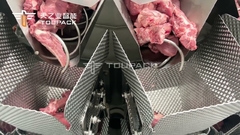 স্বয়ংক্রিয় স্ক্রু ফিডার কম্বিনেশন ওয়েজার ফিলিং স্টিকি ফুড মিট প্যাকিং মেশিন