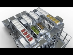 শুকনো ফল ৪ ইন ১ ব্লেন্ডেড পণ্য মাল্টিহেড ওয়েইগার প্যাকিং মেশিন